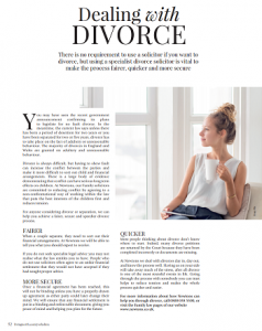 There is no requirement to use a solicitor if you want to divorce, but using a specialist divorce solicitor is vital to make the process fairer, quicker and more secure