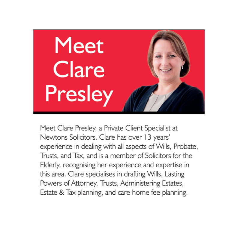 Clare Presley Private Client Specialist at Newtons Solicitors